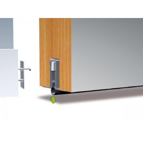 Bas De Porte Automatique En Alu Ellen Matic 3 Joints Sur