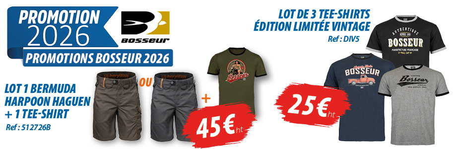 Promotions BOSSEUR 2026