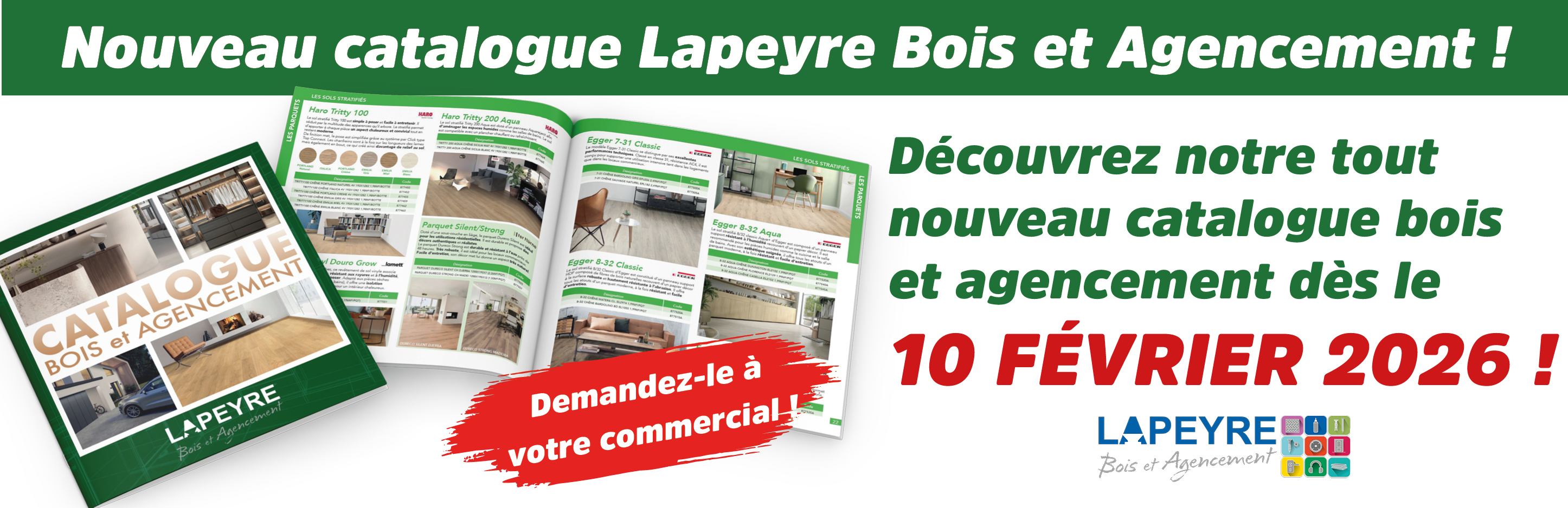 Nouveau catalogue bois !