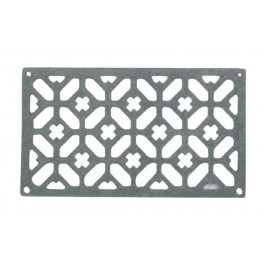 Grille d'aération rectangulaire en fonte