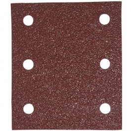 Feuilles Abrasives Rectangulaires 114 x 102 mm / 3 + 3 trous / Auto-agrippant