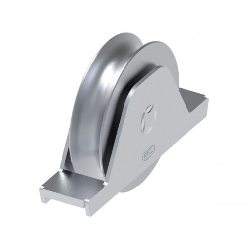 Galet Sur Support Intérieur à Gorge En V Pour Portail - Diamètre Du