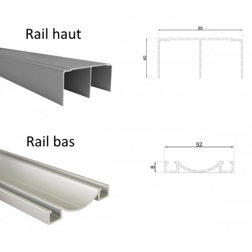 Portes De Placard Coulissantes Pack Pratique 2 3 Vantaux Gamme Eldecor Kld Ferrures Pour Portes Coulissantes Exterieures Et Interieures Ferrures Seuils Et Joints