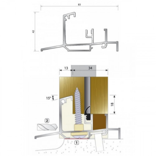 Seuil ISOL47T pour PorteFenêtre Bois à Joint sur Dormant Joints et — free download