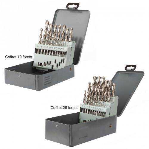 KS Tools - Lot de 10 forets HSS-CO au cobalt, 8,9 mm - 330.3089 KS Tools - Lot de 10 forets HSS-CO au cobalt, 8,9 mm - 330.3089