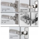 Charnière d'Angle Intermat 9944 et 9936 -  + et - 30° / + et - 45° / 90°