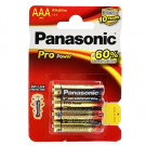 Blister de 4 Piles Alcaline 1.5V AAA Pro Power