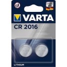 Blister de 2 Piles Boutons au Lithium - CR2016