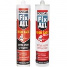 Mastic-colle Fix ALL - High Tack et High Tack Clear