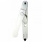 Verrou 120 mmfinition acier zingué blanc RAL 9016
