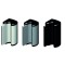 Fermetures DS6126 - finitions blanc, gris et noir