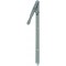 Verrou 430 mm finition acier traité FerGUard argent